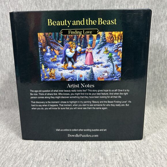 Disney Beauty And The Beast Finding Love Complete 500 Piece Jigsaw Puzzle NEW - Picture 3 of 13